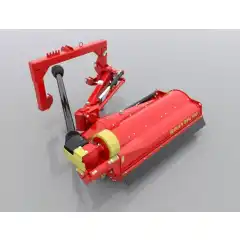 Bakmontert beitepusser p&aring; arm med 1,80 meter arbeidsbredde