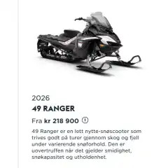 Lynx 49 RANGER 2026 serien