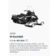 Lynx 59 RANGER 2026 serien
