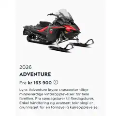 Lynx ADVENTURE 2026 serien
