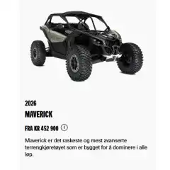 Can-Am MAVERICK 2026