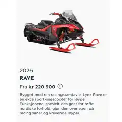 Lynx RAVE 2026 serien